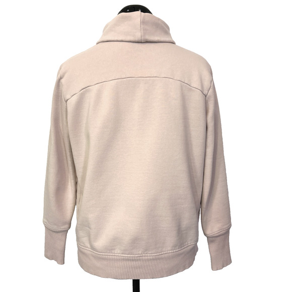 ATHLETA‎ Funnel Fleece Sweatshirt Soft Pink Warm Cozy Turtleneck Top Size XS - Picture 5 of 8